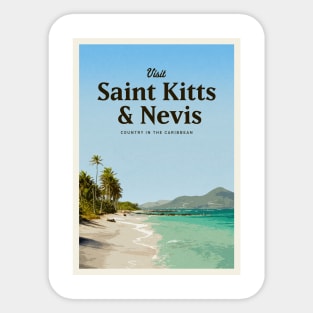 Visit Saint Kitts & Nevis Sticker